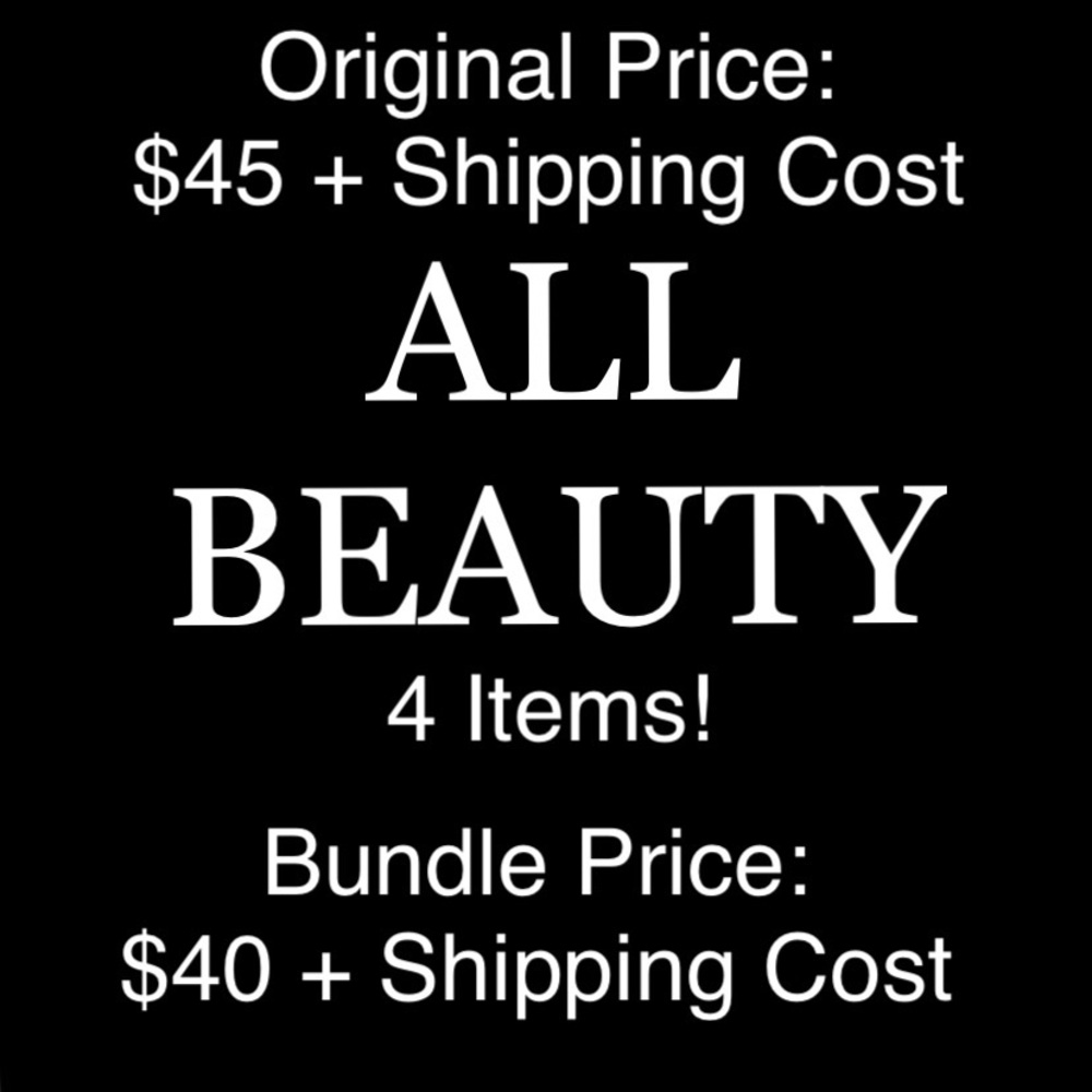 Price for all beauty items!